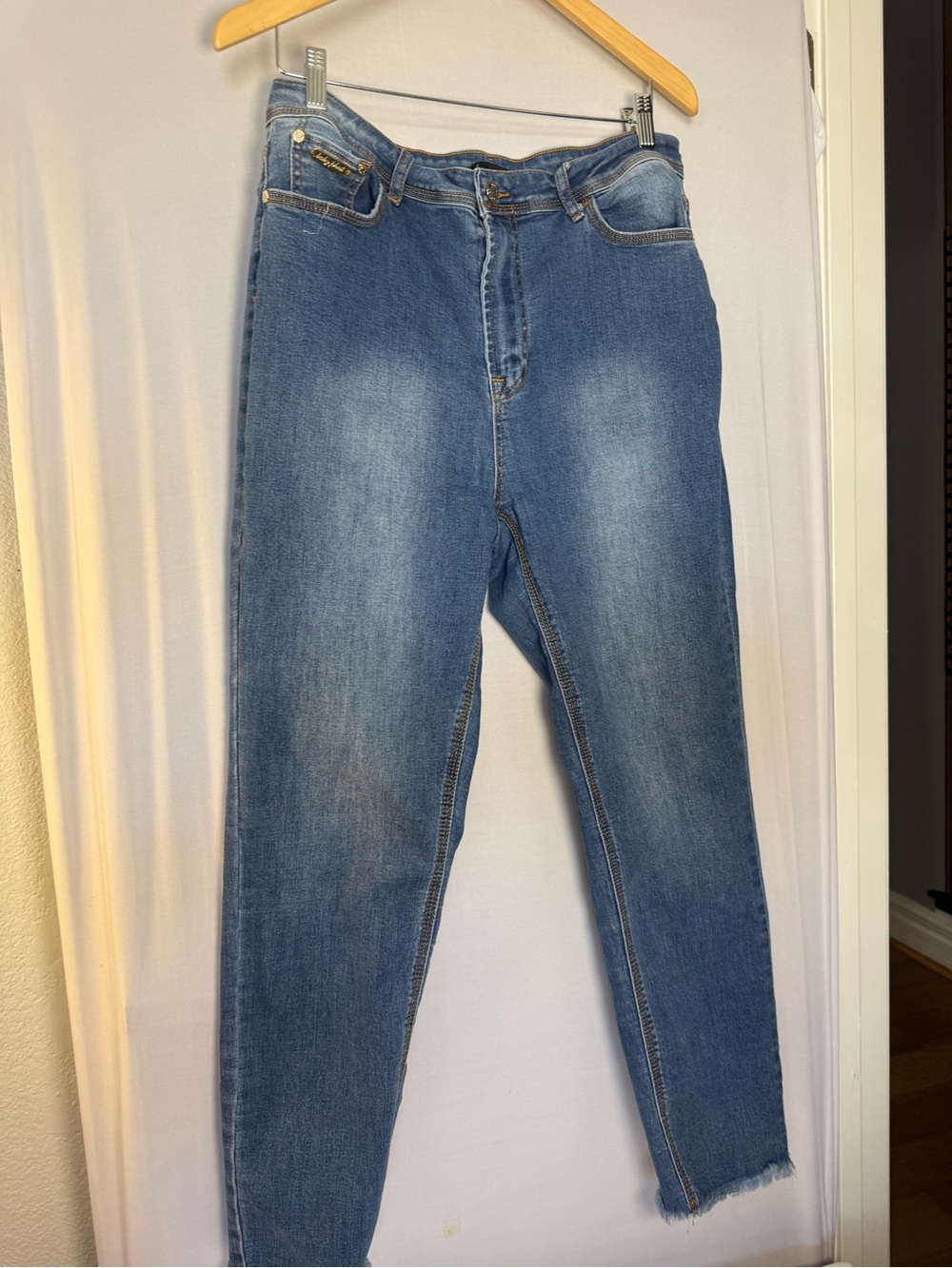Baby Phat Women's Skinny Jeans in Blue Wash